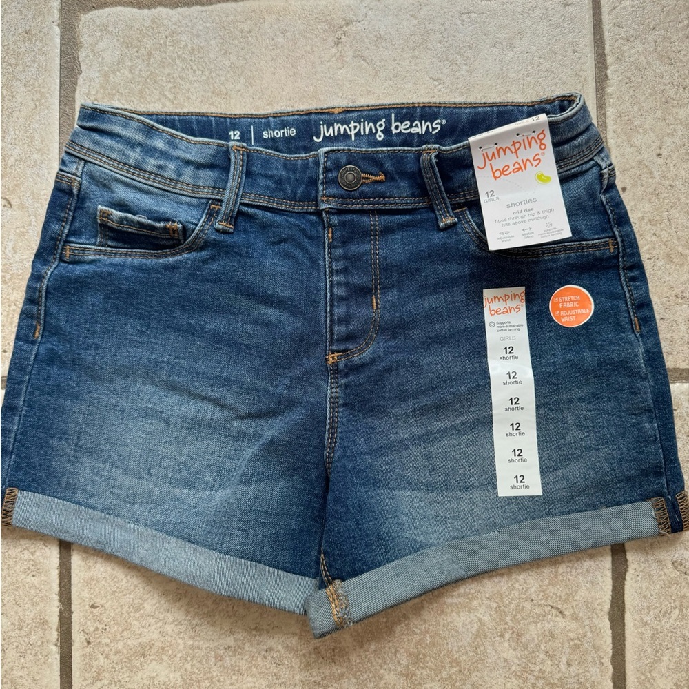 Jumping Beans Kids Denim Shorts size 12